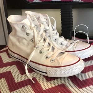 High Top White Converse